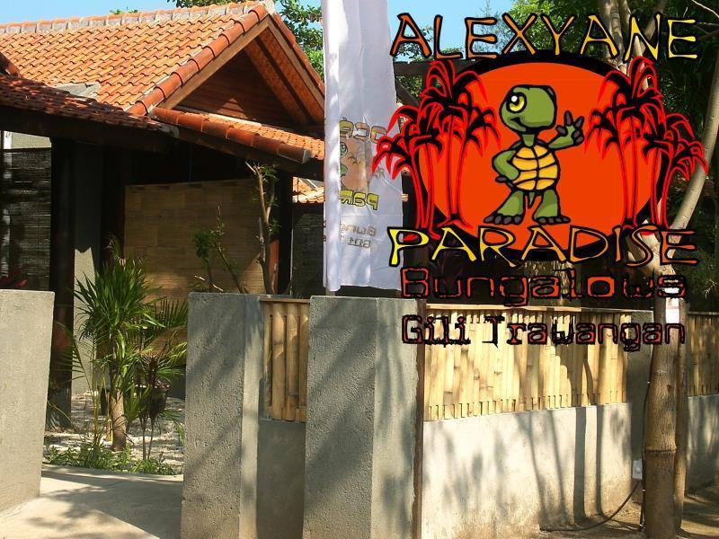 Alexyane Paradise Bungalow Gili Trawangan Exteriér fotografie